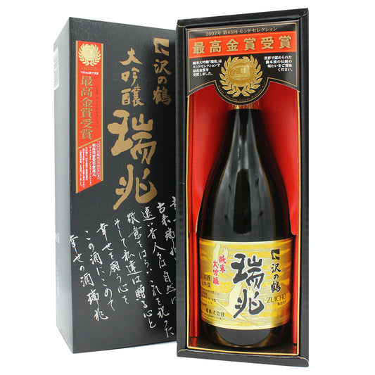 Daiginjo ZuiCho Sake